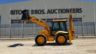 Loader Backhoe for sale 2001 JCB 4CX 4WS SM  Ritchie Bros Ocaña ESP 10062021 [upl. by Birck]