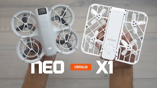 DJI NEO vs HOVER AIR X1  How do they compare [upl. by Brey]