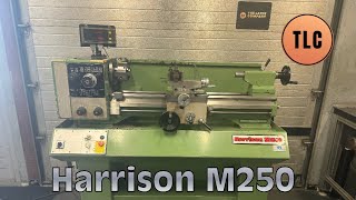 Harrison M250 Mitutoyo DRO Lathe Drehmaschine Drehbank Svarv Tornio Tour [upl. by Arrahs84]