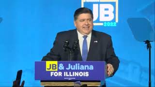 Illinois Gov Pritzker delivers speech after winning reelection [upl. by Raman525]