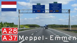 A28  A37 Meppel  Emmen NL [upl. by Alvira]