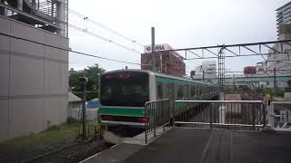 常磐快速線E231系0番台柏駅発車シーン [upl. by Kalk]