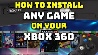 How to install any game on your modded Xbox 360  single disk multi disk GoD XBLA games [upl. by Allison]