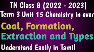 Coal Formation Extraction and Types of coal Class 8 Science Term 3 Unit 15 Chemistry in everyday [upl. by Neerehs]