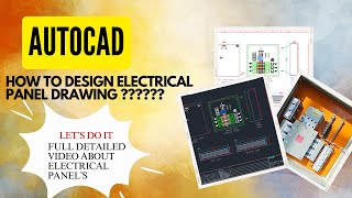 Series02 How to Design Electrical Panel In AutoCad A to Z Full Detail Video Basic to Advance 😞😖😎🤑 [upl. by Aenad]