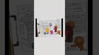 Market place bobbie goods page art  asmr coloring relaxwithart art artsmr bobbiedshorts [upl. by Jagir334]