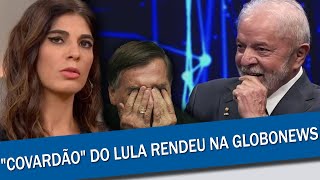 ANDRÉIA SADI SE IRRITA COM LULA E CRITICA APÓS PRESIDENTE CHAMAR BOLSONARO DE COVARDÃO [upl. by Aitra]