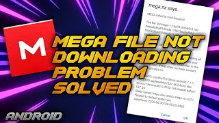 Mega file not downloading problem solved  Mega file not loading solved  Mega link not loading [upl. by Noreh]