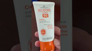 HELIOCARE ULTRA 90 SUNBLOCK GEL CREAM SPF 50  heliocare sunscreenprotection [upl. by Windham654]