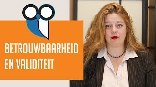 Wat is het verschil tussen betrouwbaarheid en validiteit  Studiemeesters [upl. by Araeit]