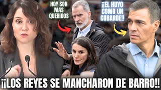 El DARDO de AYUSO a SÁNCHEZ tras HUIR de PAIPORTA  quot¡Los Reyes se mancharon de barro Son queridosquot [upl. by Haimarej]