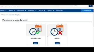 Come prendere appuntamento agenzia delle entrate [upl. by Eliak]