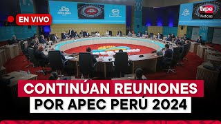 EN VIVO APEC Perú 2024 ¿qué está pasando en el Foro de Cooperación Asia Pacífico [upl. by Dannie]