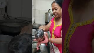 Garv first bath in hospital  kurukshetra [upl. by Ubald]