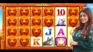 Max Bet 1000 amp Win Huge🥰 Charge Buffalo jili slot [upl. by Aicelaf]