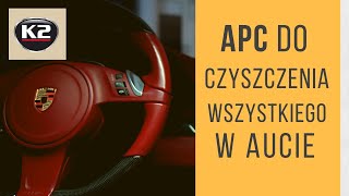 Czyszczenie tapicerki – Jak wyczyścić plastiki w samochodzie – K2 APC [upl. by Jefferson]