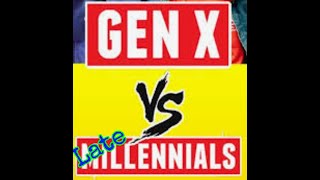 Gen X vs Late Millennials from 1990ish  on amp Gen Z [upl. by Ennovaj]