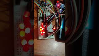 Atmega32 LCD Display Commands The isolated LED is actually D1 of the LCD [upl. by Ahsilef661]