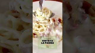 CARBONARA PERFETTA INGREDIENTI VIETATI [upl. by Mackenzie]