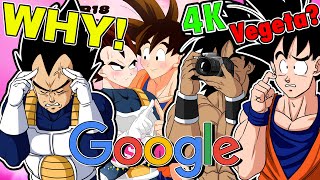 Vegeta Goku And Broly Google Themselves [upl. by Nnael155]