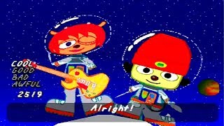 PS1 UmJammer Lammy amp Parappa The Rapper 175 mClassic HQ 169 Aspect Ratio [upl. by Minne]