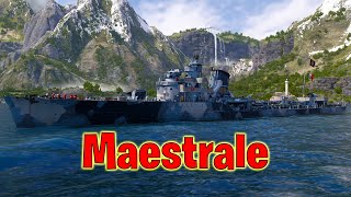 Meet The Maestrale Tier 4 Italian Destroyer World of Warships Legends [upl. by Ainuj]