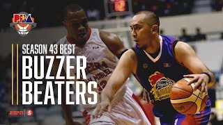 PBA 2018 Best of Buzzer Beaters and Clutch Plays [upl. by Niryt]