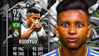 5⭐SKILL MOVES 🤩 92 Showdown Rodrygo Player Review  FIFA 22 Ultimate Team [upl. by Alegnaed]