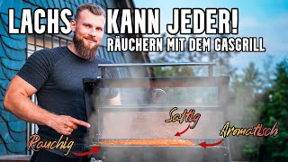 Lachs rauchig grillen auf dem Gasgrill Einfach schnell amp Lecker Grill Rezept [upl. by Baggs782]