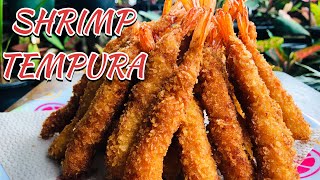 How to Cook Shrimp Tempura Recipe Simple and Easy [upl. by Arraeit]