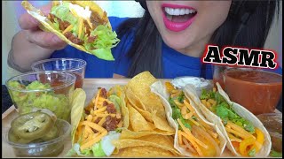 ASMR DELICIOUS TACOS EATING SOUNDS NO TALKING  SASASMR [upl. by Enetsirk]