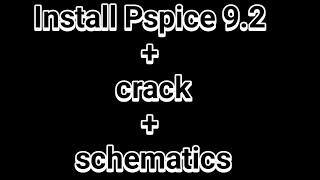 Installing pspice 92 properly  with schematics All problem fixed in comment section [upl. by Creigh]