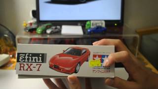 Unboxing of Tamiya 124 Mazda RX7 efini [upl. by Nnyleuqaj241]