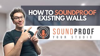 How To Soundproof Existing Walls [upl. by Giess317]