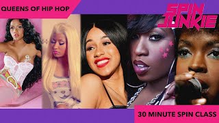 QUEENS OF HIP HOP 👑 30 Minute Spin Class Rhythm Cycling [upl. by Etteneg]