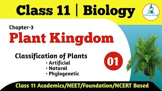 Plant Kingdom  Artificial Natural amp Phylogenetic systems of Classification  Class 11  NEET  Bio [upl. by Amathiste256]