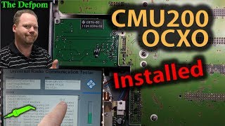 🔴 433 Rohde amp Schwarz CMU200 B11 or B12 OCXO Option Installation [upl. by Enyaz]