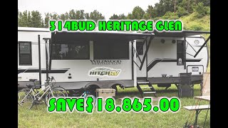 AWESOME 2025 314BUD HERITAGE GLEN new travel trailercamper  HITCH RV in Boyertown PA 4843007092 [upl. by Eintirb]