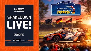 🔴 Shakedown LIVE  WRC Central European Rally 2024 [upl. by Nivak721]