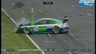 FIA GT3 Crash at Oschersleben 2009 [upl. by Attej]