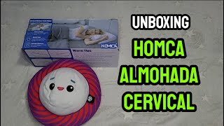 UNBOXING  HOMCA Almohada Cervical  Primeras impresiones [upl. by Macfadyn]