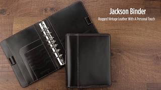 Jackson Leather Open Binder [upl. by Arnulfo]