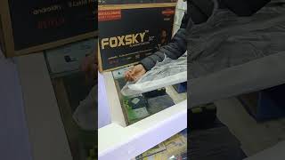 Unboxing New Smart TV FOXSKY shorts ytshorts viralshort smarttv unboxing [upl. by Carney]