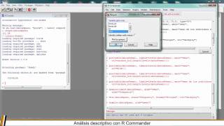 ANALISIS DESCRIPTIVO CON R COMMANDER [upl. by Lib]