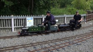 5517 GWR 262T amp 117 SR 440 Echills Wood Railway 210615 [upl. by Ahsart]