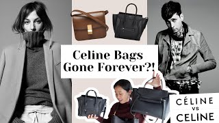 CELINE BAG UPDATE  WHATS BEING DISCONTINUED  An Old Celine vs New Celine Explainer [upl. by Zrike]