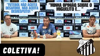 FÁBIO CARILLE E DIEGO PITUCA  COLETIVA 171124  PÓS JOGO SANTOS 0 x 2 CRB  SANTOS CAMPEÃO [upl. by Ennovoj]