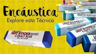 Tinta Encáustica  Cêra para Encáustica  Material para técnica de Encáustica [upl. by Itram]