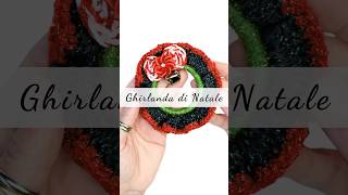 Ghirlanda di Natale perfiloesegno crochet christmas natale [upl. by Ferrigno]