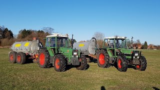 Fendt 309 LSA amp Fendt 306 LS  JOBA  Gülle 2021 [upl. by Nixon618]